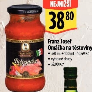 Omáčky na těstoviny Exclusive Franz Josef Kaiser