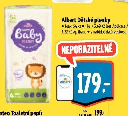 Pleny dětské Albert