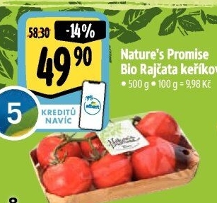Rajčata keříková bio Nature'