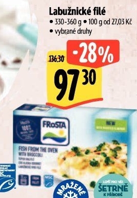 Rybí filé labužnické mražené Frosta