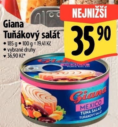 Salát s tuňákem Giana
