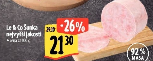 Šunka nejvyšší jakosti LE&amp