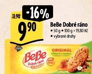 Sušenky BeBe Dobré ráno Opavia