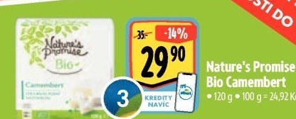 Sýr Camembert bio Nature'