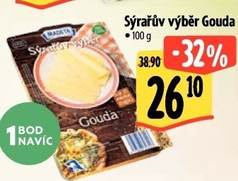 Sýr Gouda 48% Sýrařův výběr Madeta