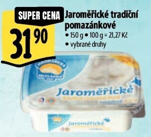 Tradiční pomazánkové Jaroměřické