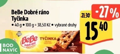 Tyčinka BeBe Dobré ráno Opavia