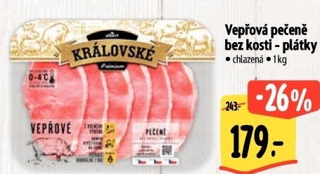 Vepřová pečeně bez kosti Královská Albert