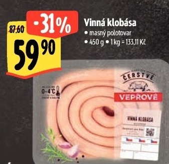 Vinná klobása Albert