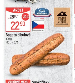 Bageta cibulová
