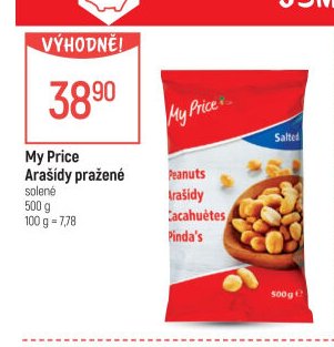 My Price Arašídy pražené