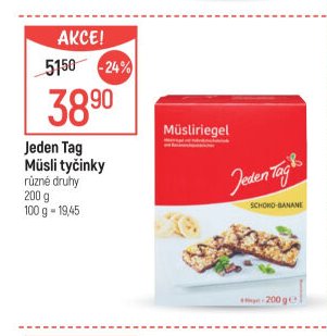Jeden Tag Müsli tyčinky