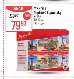 My Price Papírové kapesníky