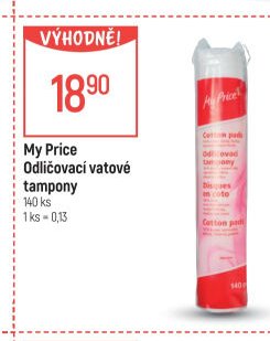My Price Odličovací vatové tampony