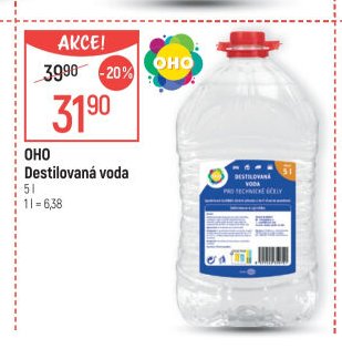 OHO Destilovaná voda