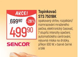 Topinkovač STS 7501BK