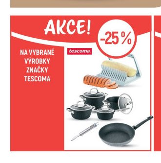 Na vybrané výrobky značky Tescoma