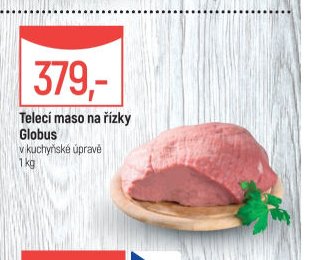 Telecí maso na řízky Globus