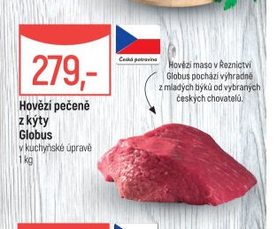 Hovězí pečeně z kýty Globus
