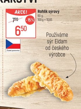 Rohlík sýrový