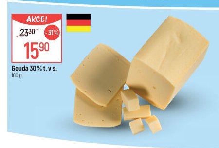 Gouda 30 % t. v s.