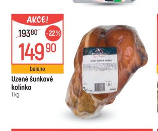 Uzené šunkové kolínko