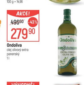 Ondoliva olej olivový extra panenský