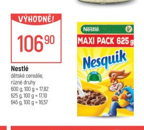 Nestlé dětské cereálie