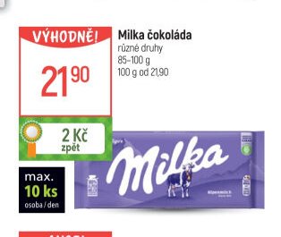 Milka čokoláda