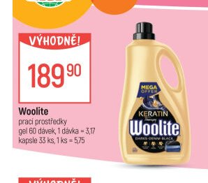 Woolite prací prostředky