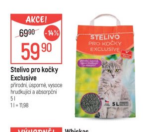 Stelivo pro kočky Exclusive