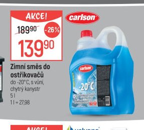 Zimní směs do ostřikovačů