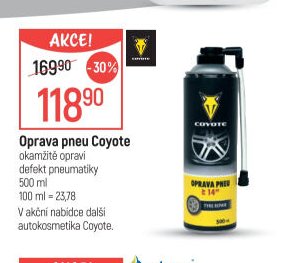 Oprava pneu Coyote