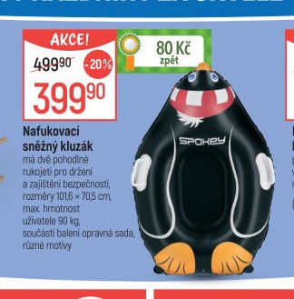 Nafukovací sněžný kluzák