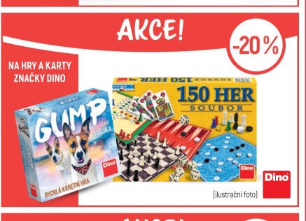 Hry a karty značky Dino