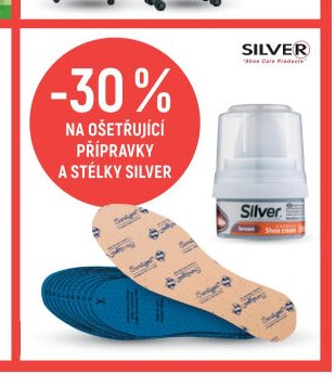 Ošetřující přípravky a stélky Silver