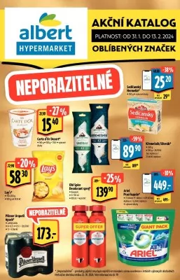 akční leták Albert 31.1.2024-13.2.2024