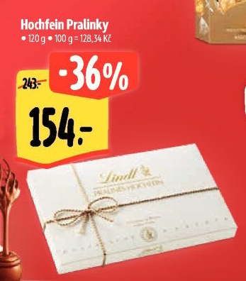 Bonboniéra Pralinky Hochfein Lindt