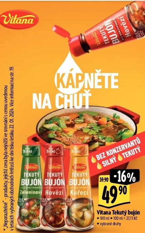 Bujon tekutý Vitana