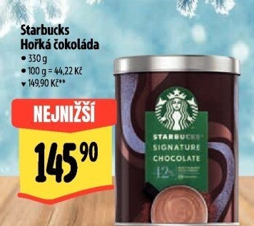 Horká čokoláda Starbucks