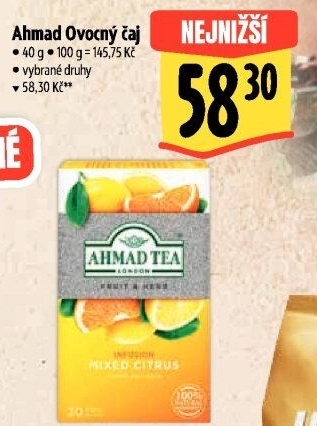 Ovocný čaj Ahmad Tea
