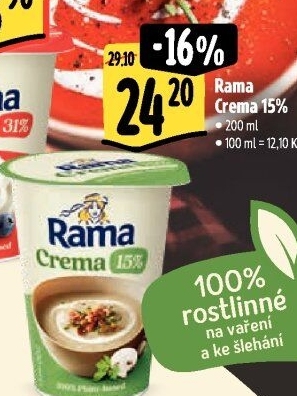 Rama Crema na vaření 15%