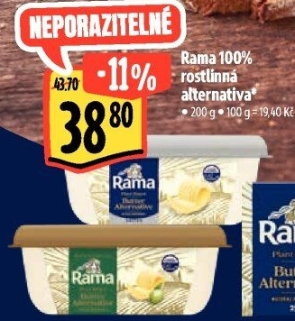 Rama rostlinná Plant Based Butter Alternative