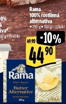 Rama rostlinná Plant Based Butter Alternative