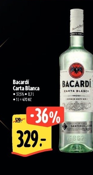 Rum Carta Blanca Bacardi