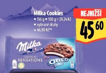Sušenky Cookies Milka