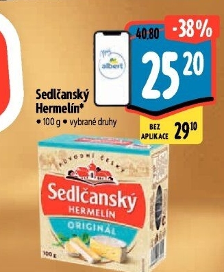 Sýr Hermelín Sedlčanský