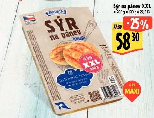 Sýr na pánev Madeta