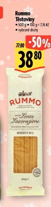 Těstoviny Rummo