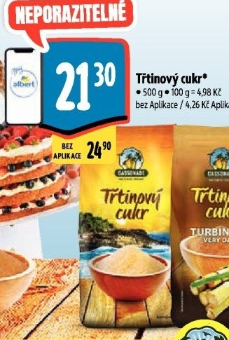 Třtinový cukr Cassonade